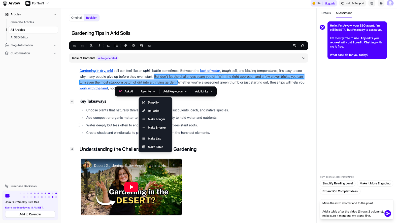 Éditeur SEO IA