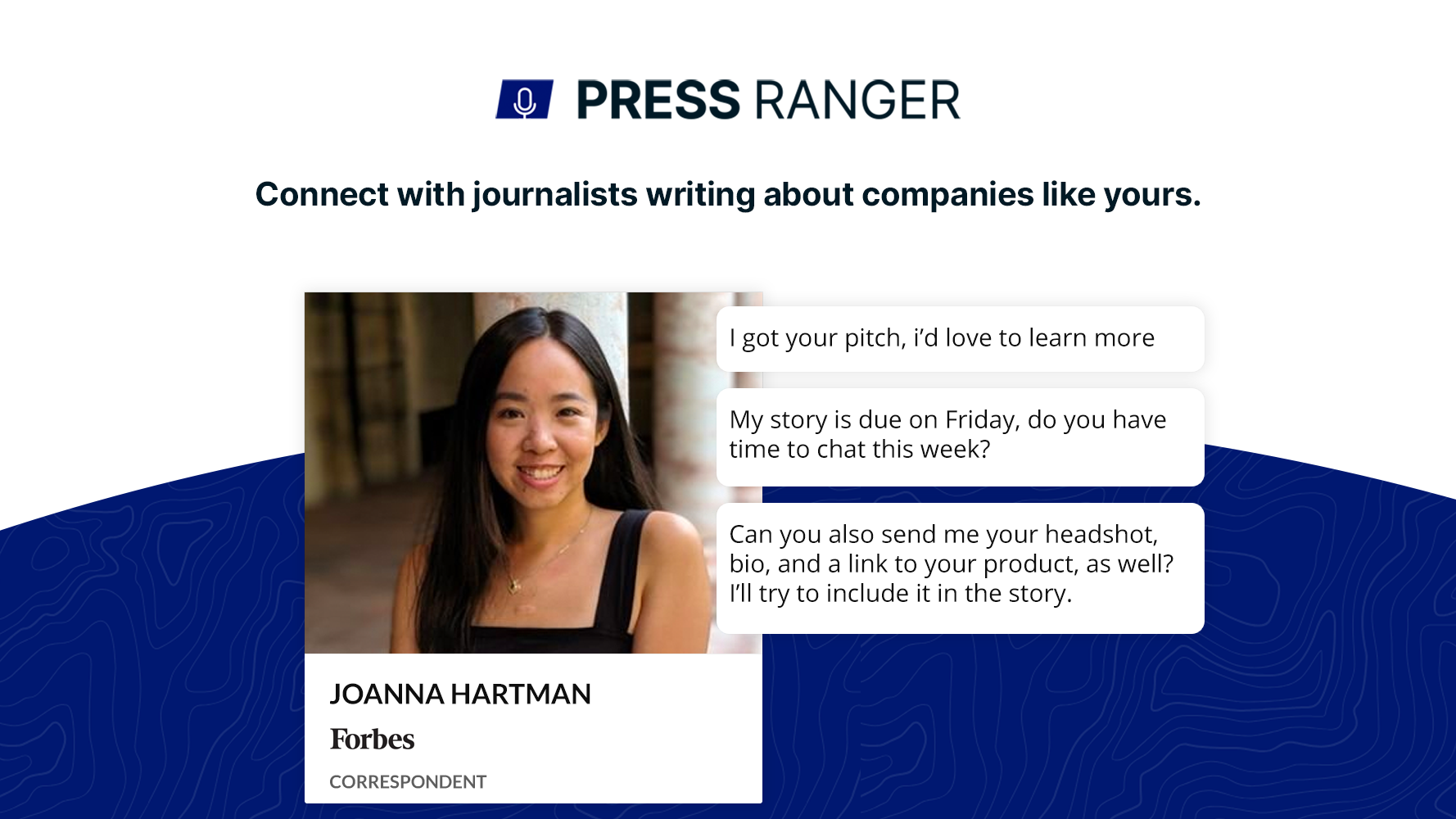 Connectez-vous avec des journalistes
