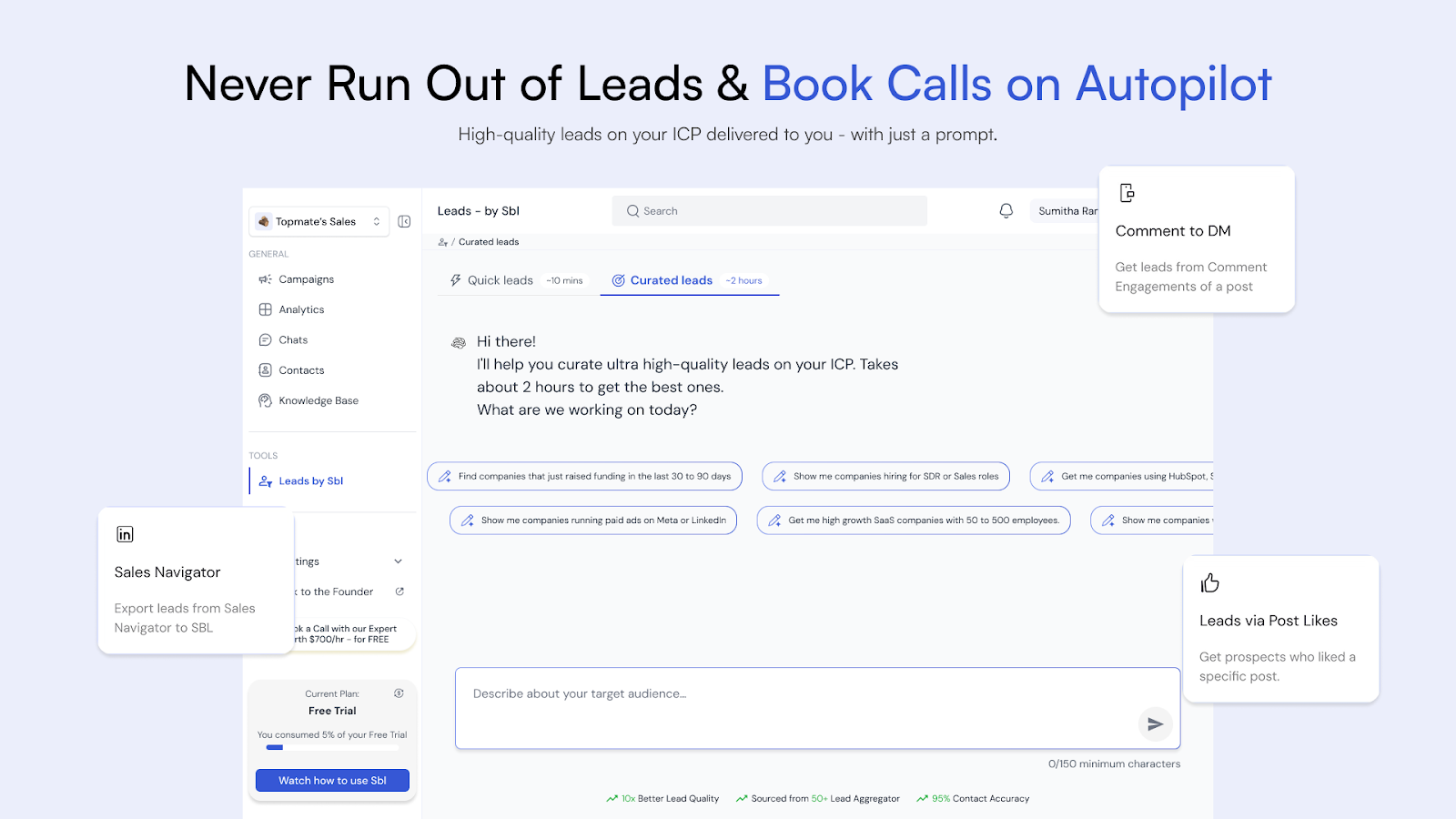 Génération de leads par IA