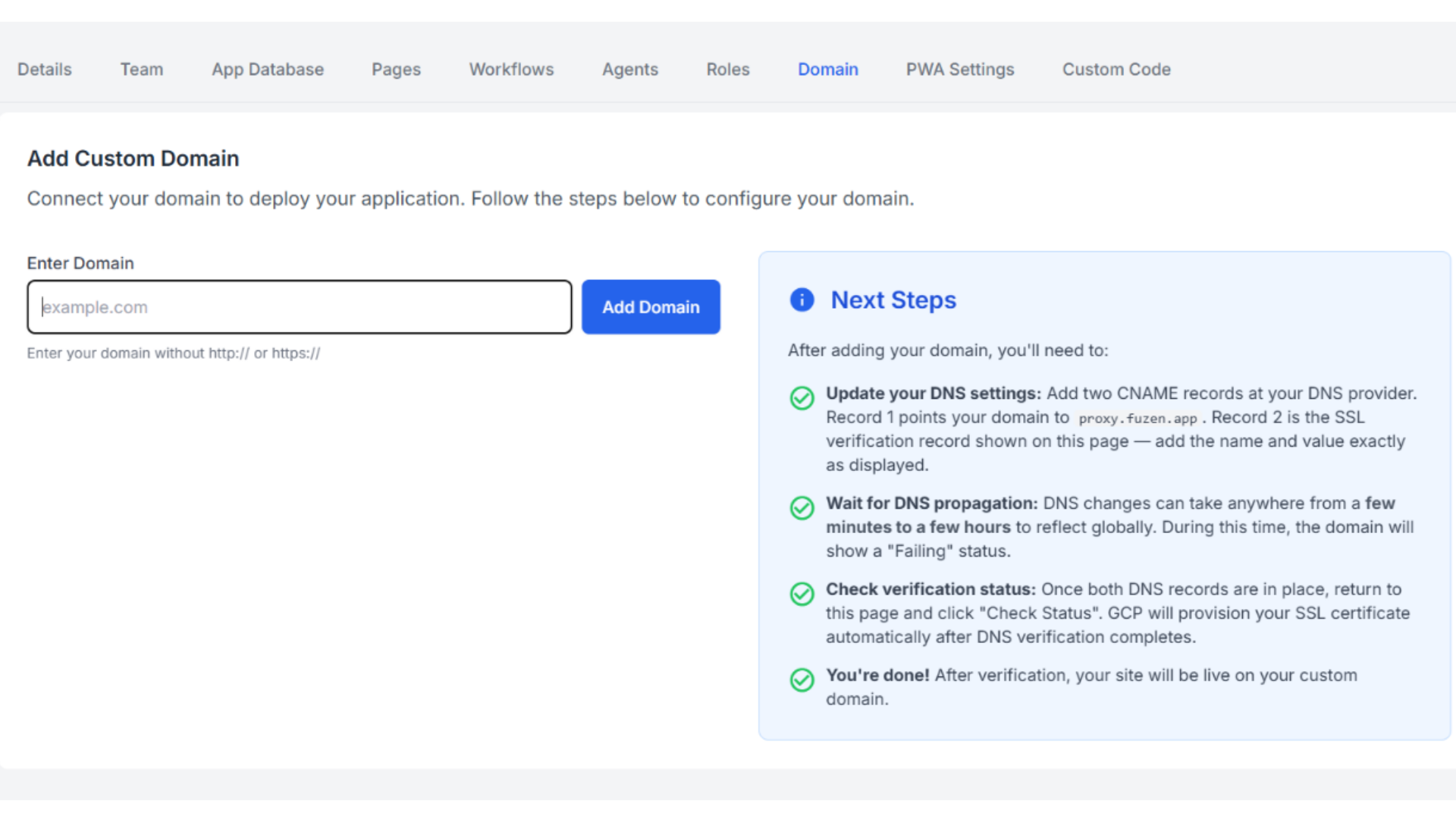 Customize an app with AI chat