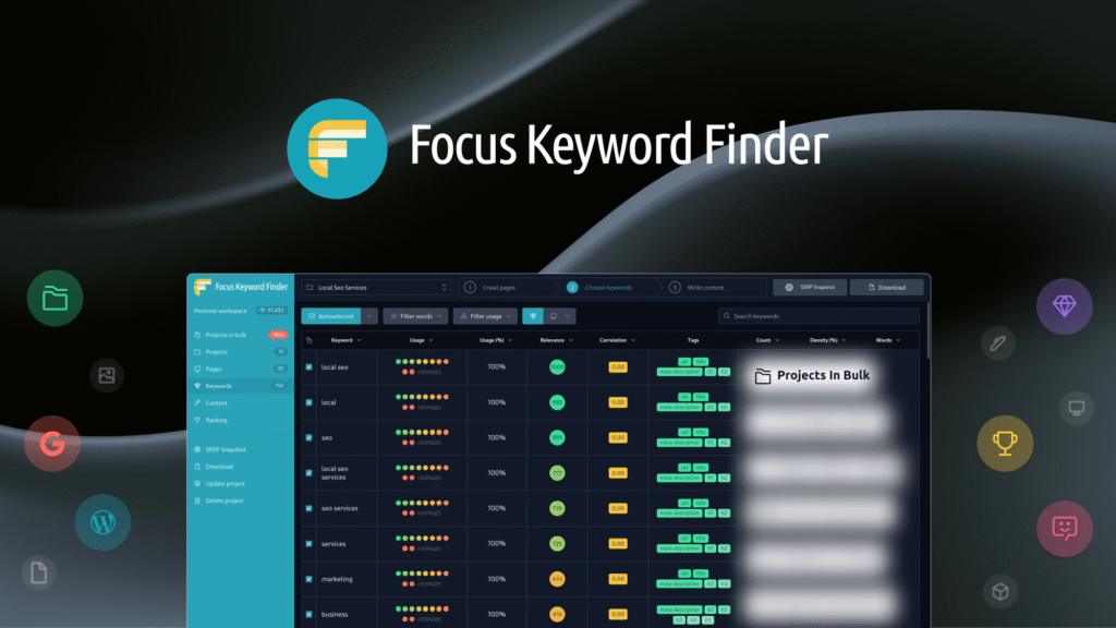 Focus Keyword Finder - Offre à vie