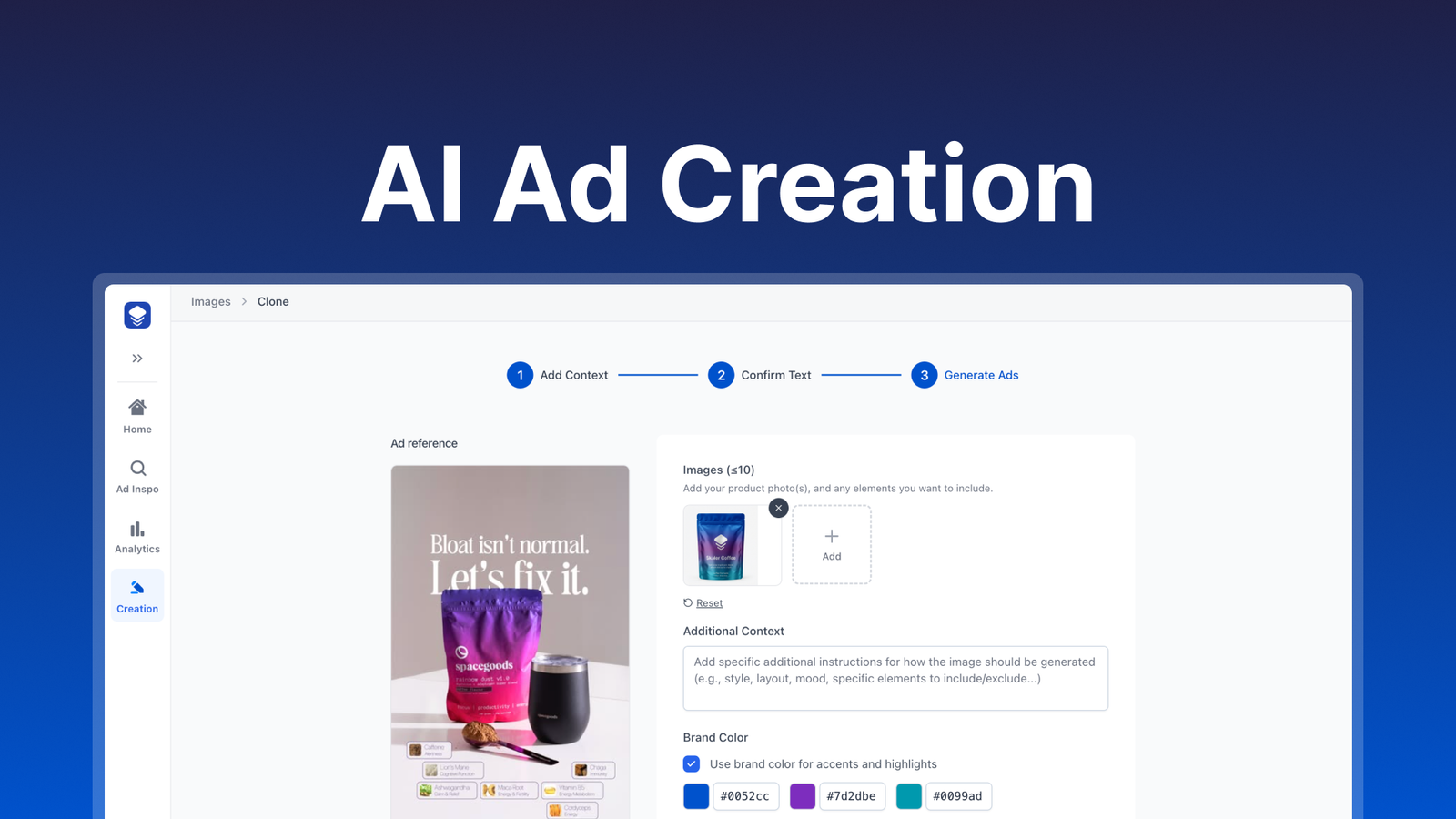 Clonez des images d'annonces et des scripts