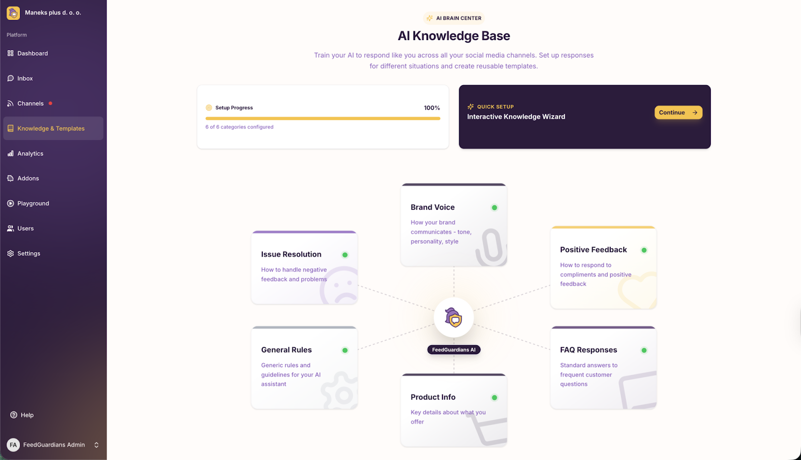 Base de connaissances IA