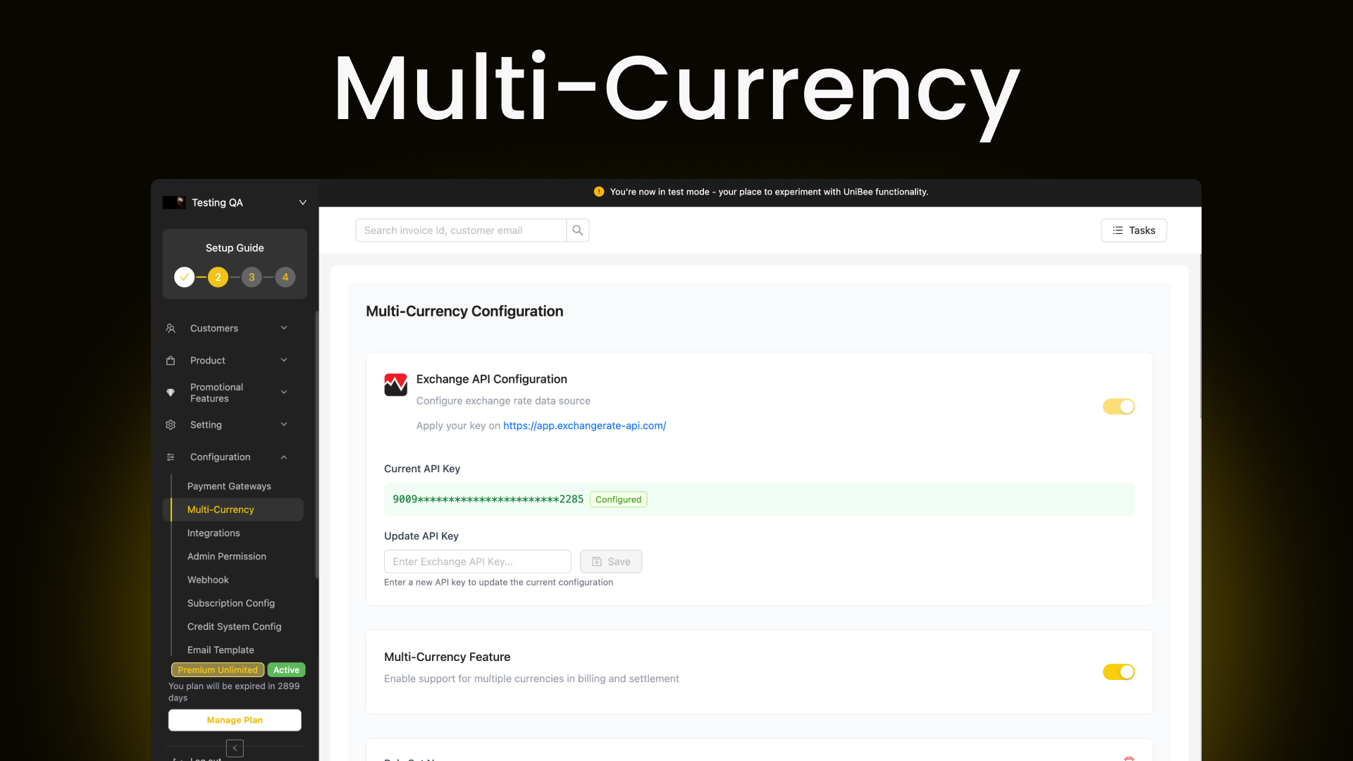 Support multi-devises