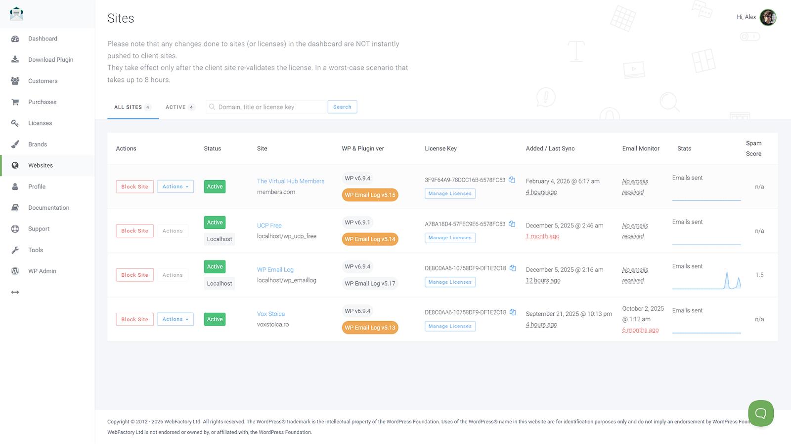 WP Email Log – Image 4