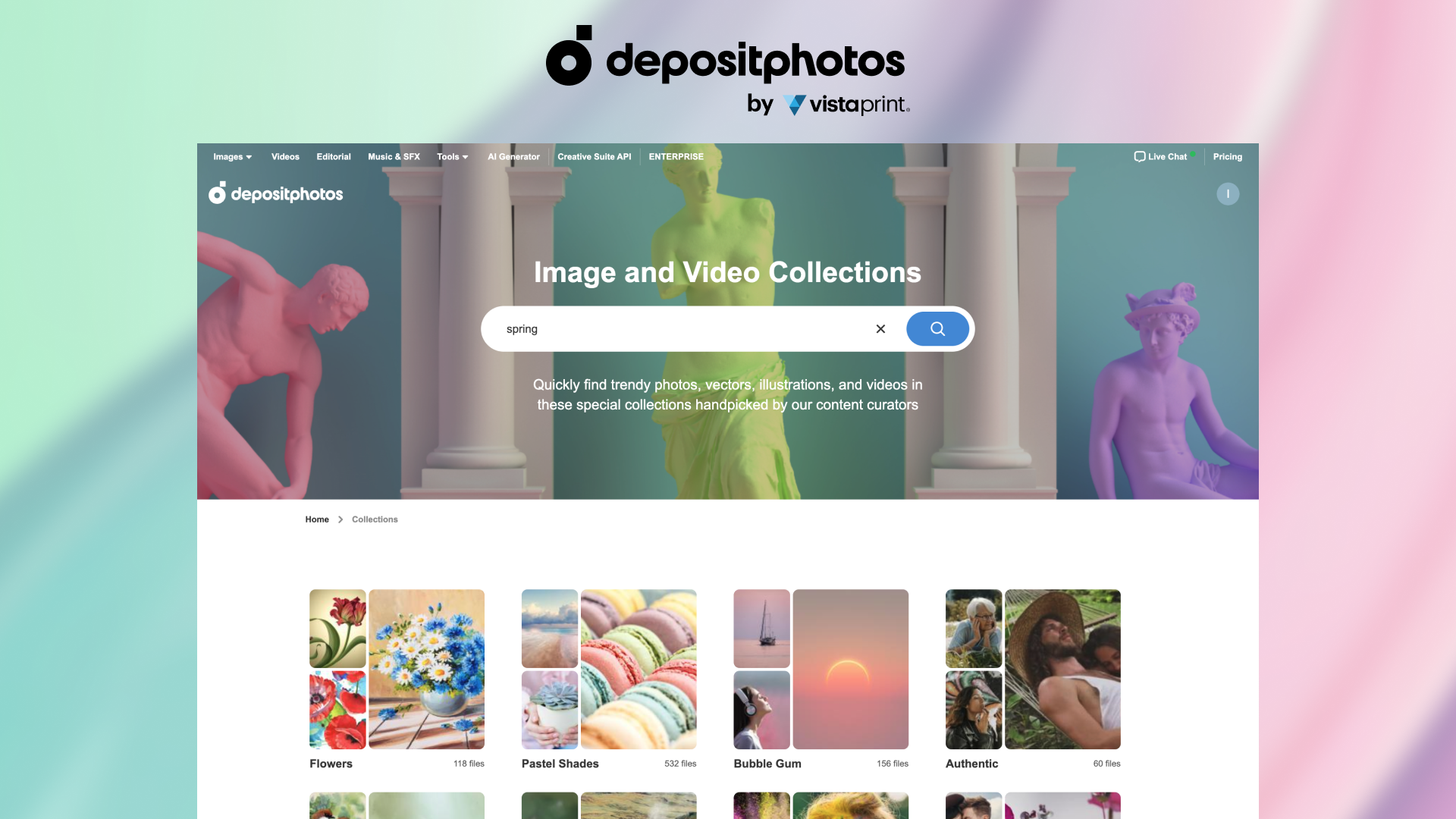 Collections d'images sélectionnées