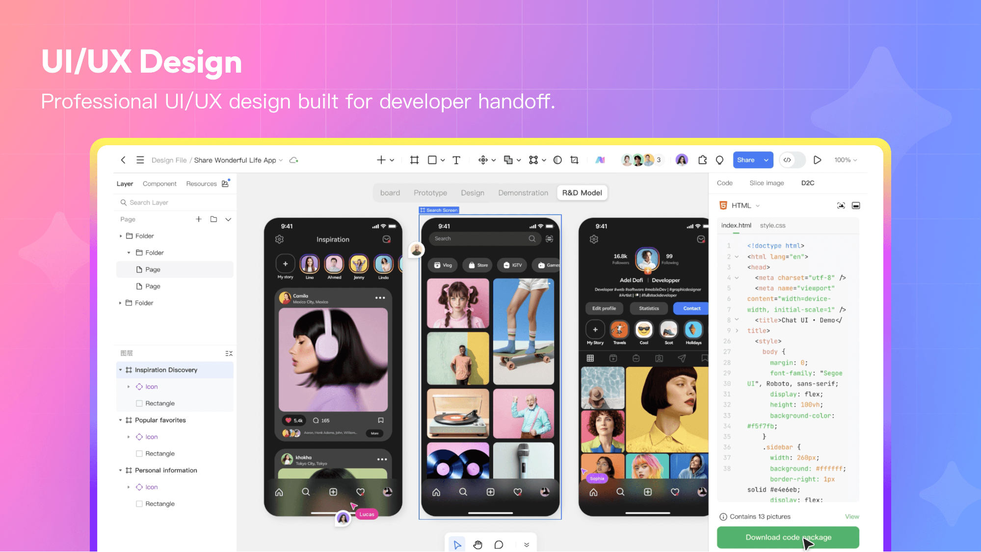 Conception UI/UX