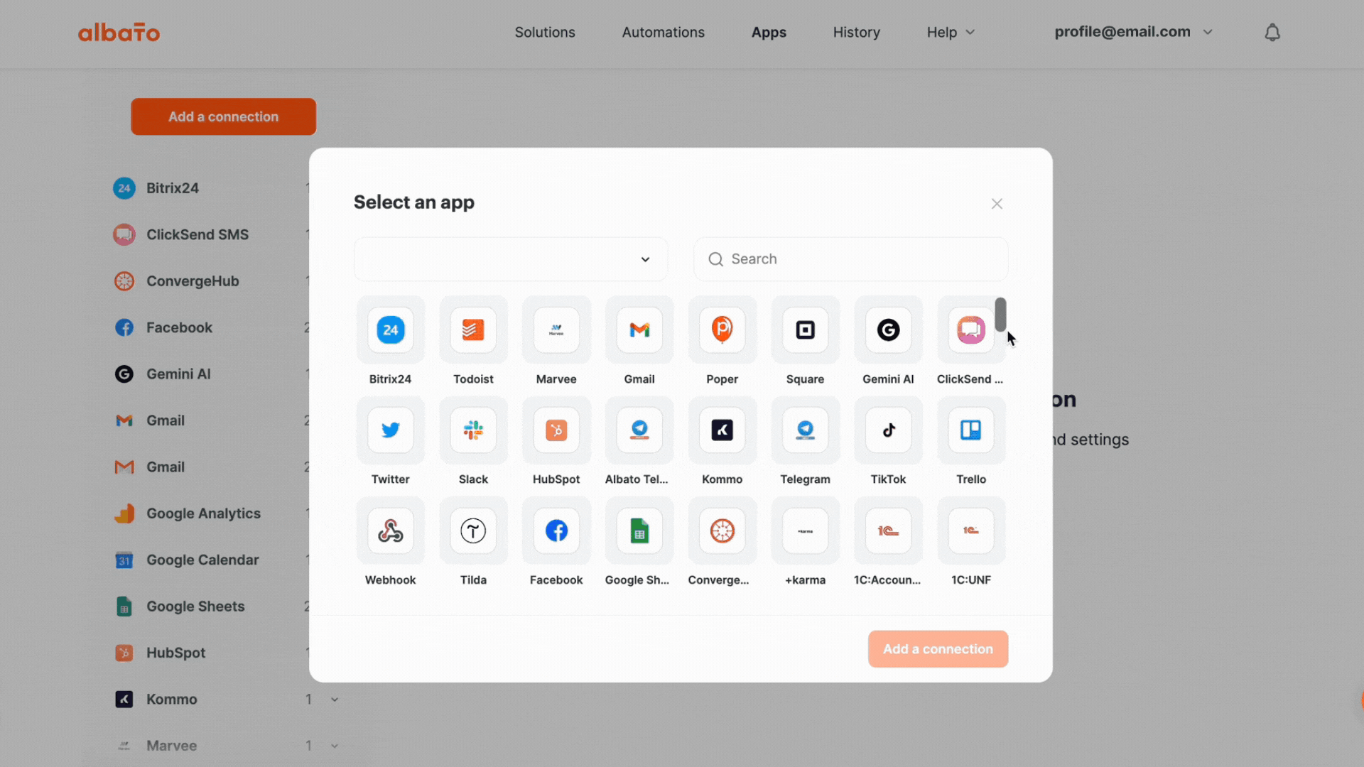 Bibliothèque d'applications