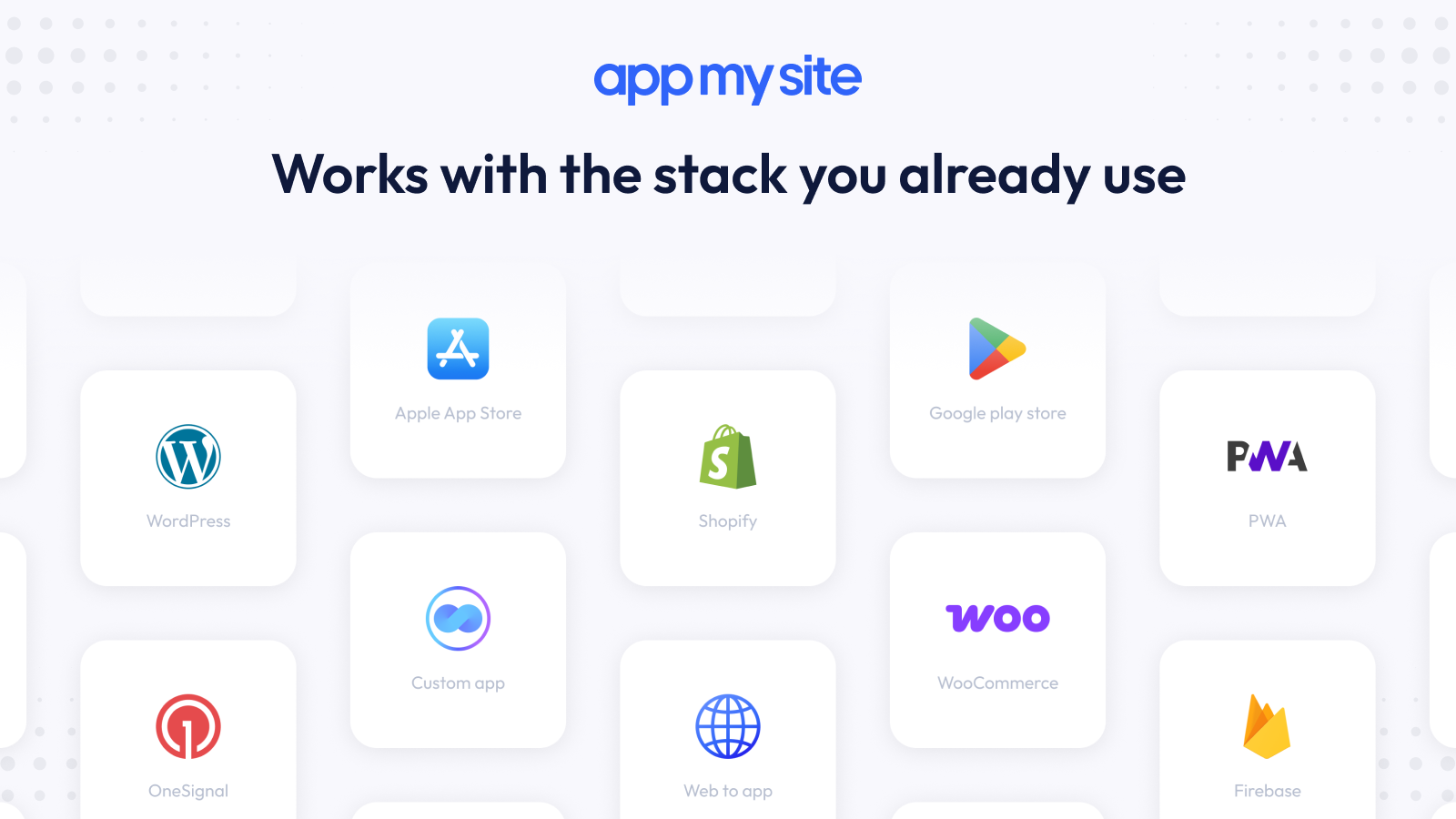 Designs d'applications personnalisées