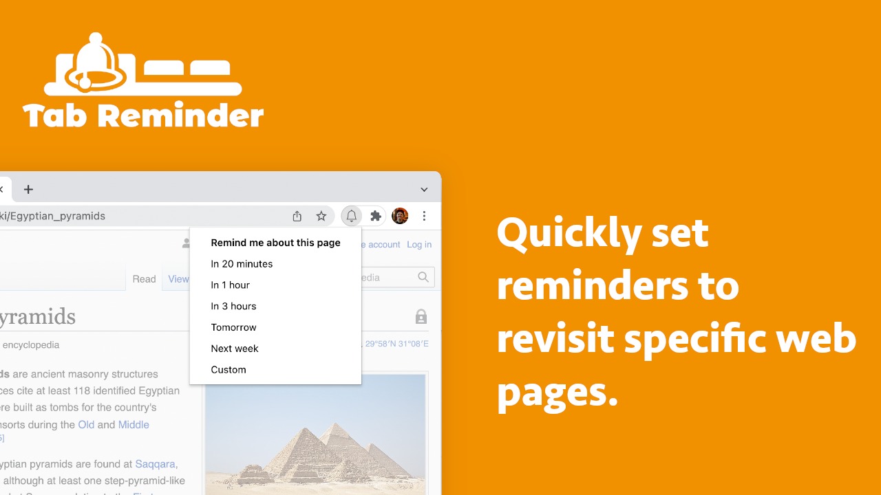 Chrome Tab Reminder – Image 2