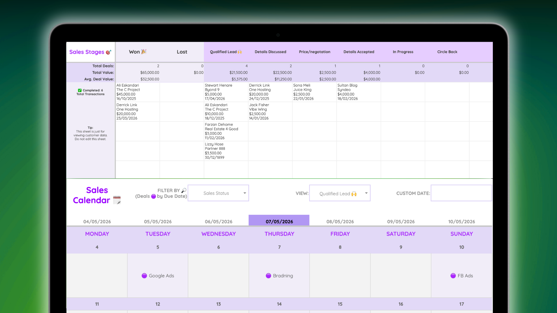 Sheetify CRM – Image 4